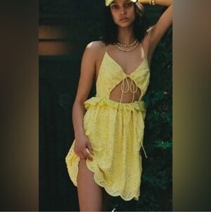 For Love And Lemons Natalia Eyelet Sundress